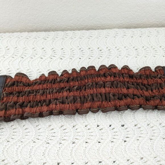 Vintage Tequila Leather Cinch Belt - Brown - Corset/Stretch Type - Small main image 13